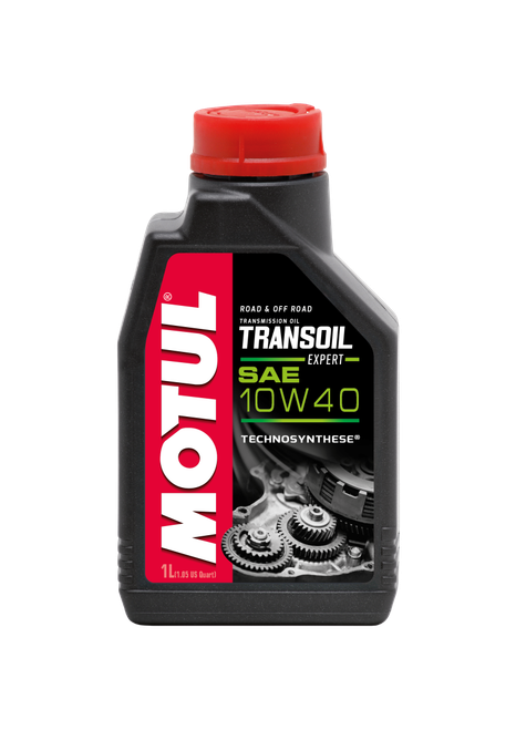 Motul 1L Powersport TRANSOIL Expert SAE 10W40 Technosynthese Fluid for Gearboxes - 105895