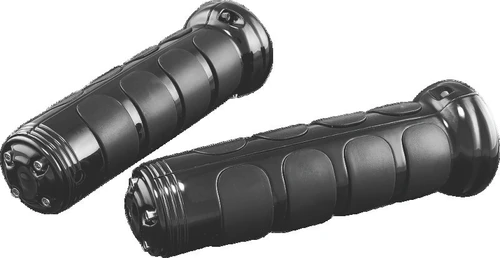 Kuryakyn ISO-Grips With OEM Heated Grip 06-20 Honda GL1800 Black - 6383