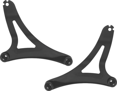 Kuryakyn Fixed Mounts Multi-Purpose Driver & Passenger Backrest 14-22 Indian Models Black - 7092