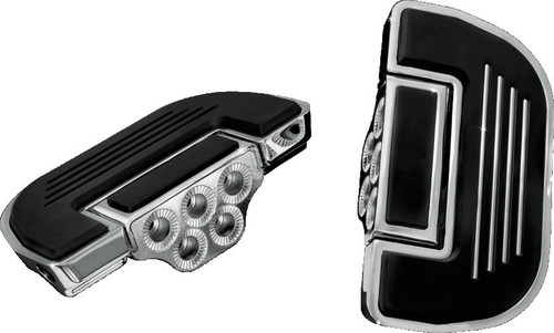 Kuryakyn Premium Ribbed Floorboards Without Adapter Chrome - 4351