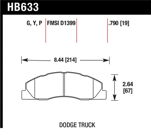 Hawk Super Duty Street Brake Pads - HB633P.790