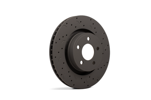 Hawk Talon 2010 Chrysler 300 C RWD / w/Vented Rear Discs Drilled and Slotted Rear Brake Rotor Set - HTC4235