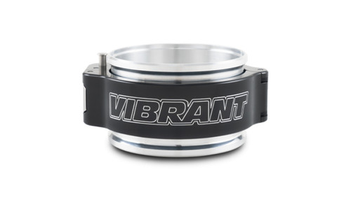 Vibrant 3in O.D. Aluminized HD 2.0 Clamp Assembly - Anodized Black - 32516