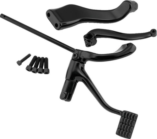 Bikers Choice 14-Up Sportster 2 Inch Extended Mid Control Kit Black - 492094