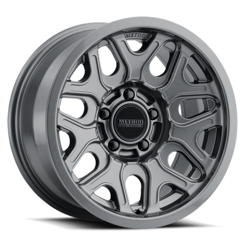 Method MR322 / 18x9 / 8x6.5 BP / 18ET / 5.68in BS / 130.81mm CB - Gloss Titanium Wheel - MR32289080818