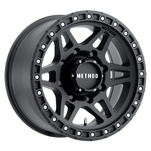 Method MR312 18x9 +18mm Offset 8x6.5 130.81mm CB Matte Black Wheel - MR31289080518