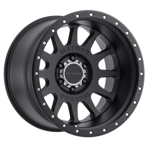 Method MR605 NV 20x10 -24mm Offset 6x135 87mm CB Matte Black Wheel - MR60521016524N