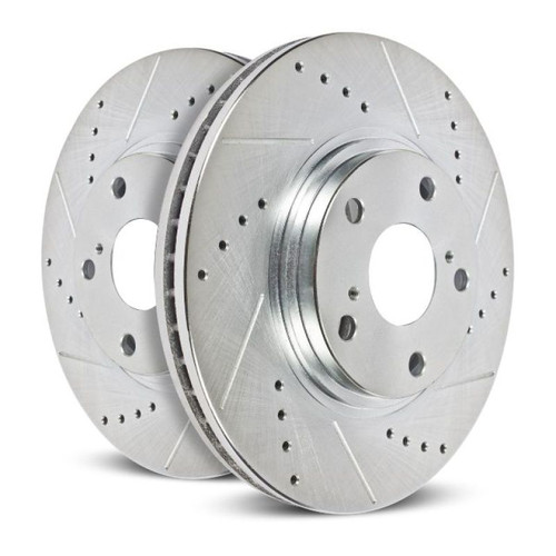 Power Stop 05-16 Ford F-550 Super Duty Front Right Evolution Drilled & Slotted Rotor - AR85113XR