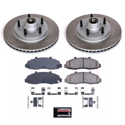 Power Stop 97-00 Ford F-150 Front Semi-Coated Rotor Kit - SC1863