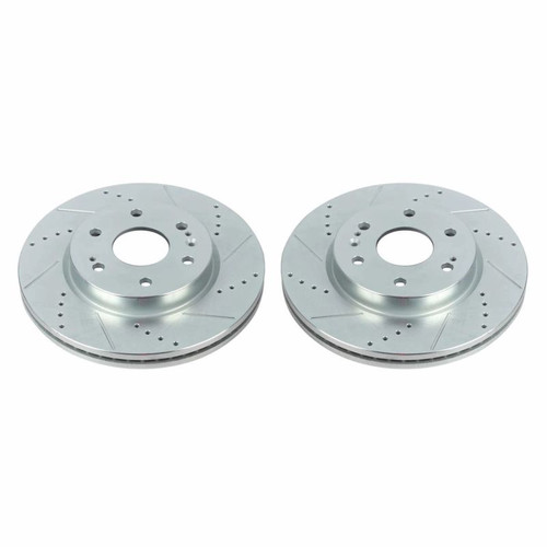 Power Stop 19-20 Chevrolet Silverado 1500 Front Evolution Drilled & Slotted Rotors - Pair - AR84103XPR