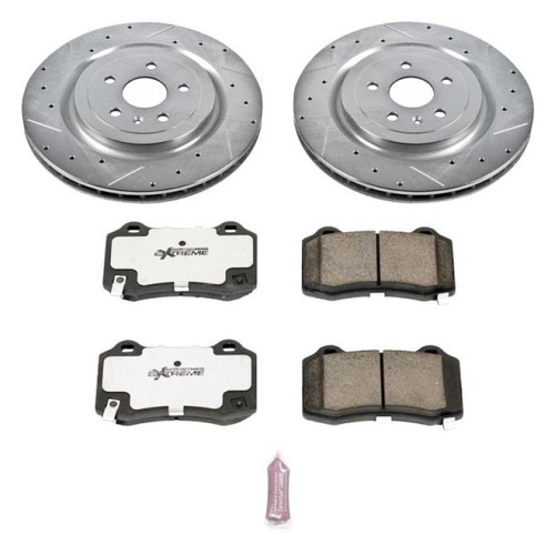 Power Stop 09-15 Cadillac CTS Rear Z26 Street Warrior Brake Kit - K3019-26