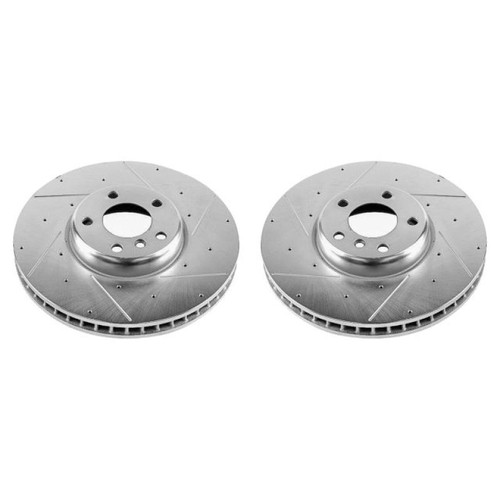 Power Stop 10-17 BMW 535i GT Front Evolution Drilled & Slotted Rotors - Pair - EBR1230XPR
