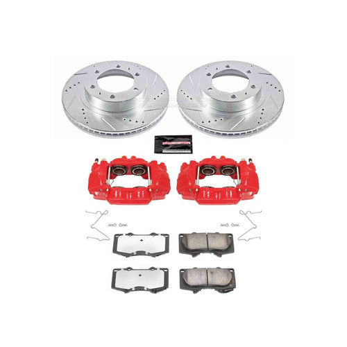 Power Stop 05-22 Toyota Tacoma Front Z36 Truck & Tow Kit w/Cals - KC137-36