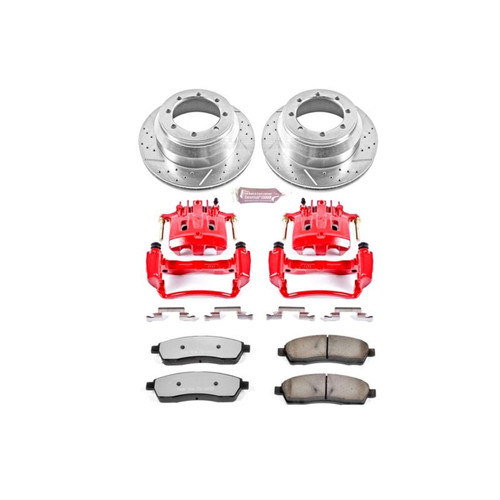 Power Stop 00-04 Ford F-350 Super Duty Rear Z36 Truck&Tow Kit w/Cals - KC1889A-36