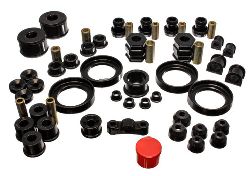 Energy Suspension 99-00 Honda Civic Si Black Hyper-Flex Master Bushing Set - 16.18109G