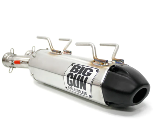 Big Gun 12-14 Arctic Cat Wildcat 1000i H.O./4/X EXO Stainless Slip On Exhaust - 14-5702