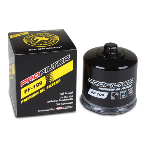 ProFilter Nissan/Polaris/Tohatsu Spin-On Black Various Performance Oil Filter - PF-199