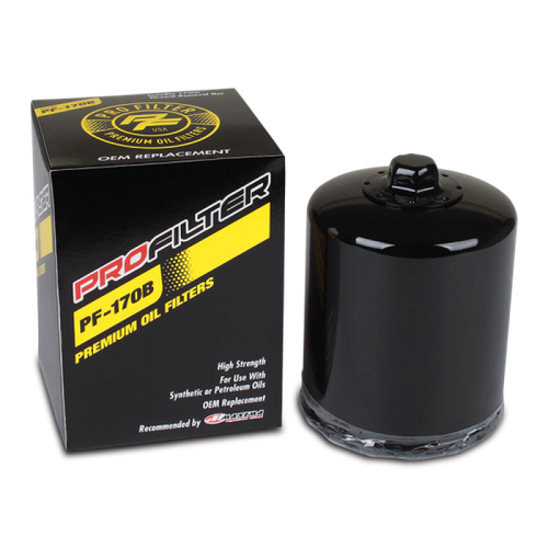 ProFilter Harley Spin-On Black Various Performance Oil Filter - PF-170B