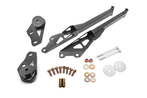 BMR 15-18 Ford Mustang S550 IRS Subframe Support Brace (Black Hammertone) - CB762H
