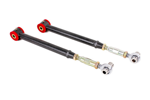 BMR 05-14 S197 Mustang On-Car Adj. Lower Control Arms / Rod End Combo (Poly) - Black Hammertone - TCA021H