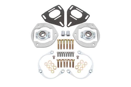 BMR 16-24 Chevy Camaro Caster Camber Plates - Black Hammertone - WAK360H