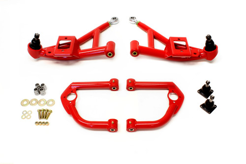 BMR 93-02 F-Body Upper And Lower A-Arm Kit - Red - AA032R