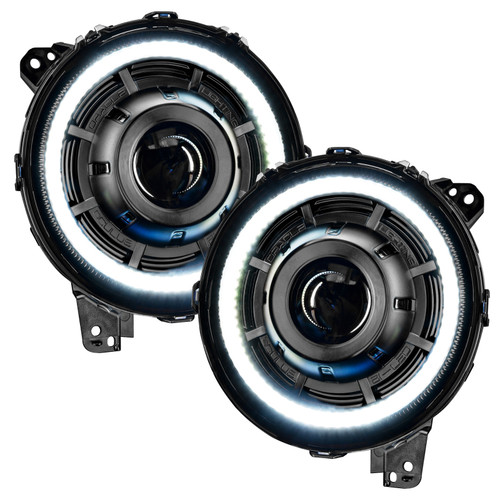 Oracle Oculus Bi-LED Projector Headlights for Jeep JL/Gladiator JT - Matte Blk - 5500K - 5839-504