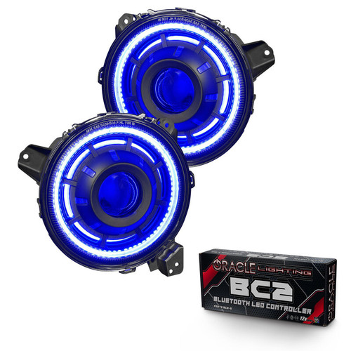 Oracle Oculus Bi-LED Projector Headlights for Jeep JL/Gladiator JT - w/ BC1 Controller - 5839-335