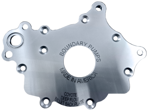 Boundary 2011+ Ford Coyote (All Types) V8 Billet Pump Plate - CM-BBP