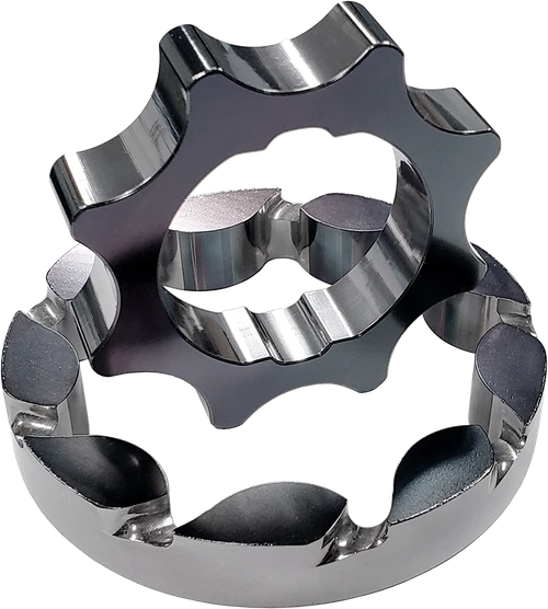 Boundary 2011+ Ford Coyote Mustang/GT350 Billet Black Oil Pump Gear - Vane Ported MartenWear Treated - CM-OPG-MUSTANG-VM