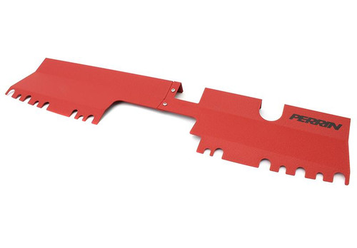 PERRIN 15-21 Subaru WRX/STI Radiator Shroud (With/Without OEM Intake Scoop) - Red - PSP-ENG-512RD