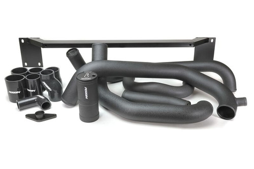 PERRIN 08-14 Subaru STI Front Mount Intercooler Boost Tube Kit - Black - PSP-ITR-430-3BK