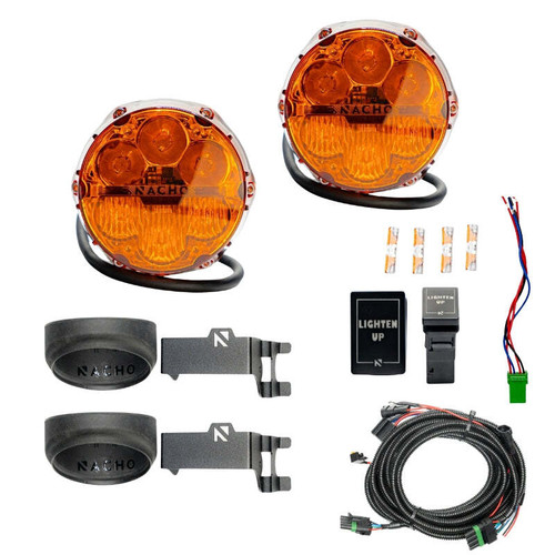 Nacho Lighting Toyota SAE Only Plug N Play Fog Light Kit - Amber - V3TO1KASO