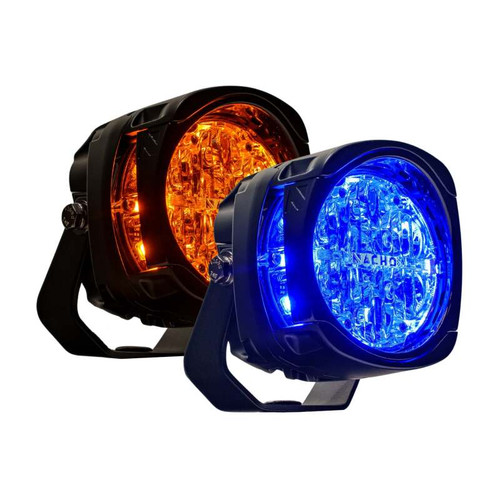 Nacho Lighting Quatro Chase - Amber/Blue (Pair) - PM455AB