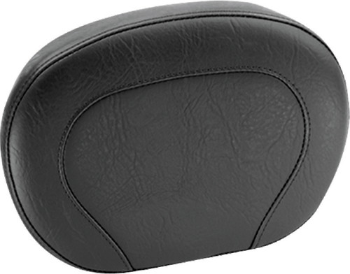 Mustang Harley Setback Vintage Sissy Bar Pad Low Medallion Style (12 inch x 9 inch) - Black - 76459