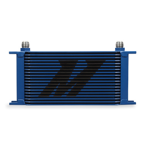 Mishimoto Universal 19 Row Oil Cooler - Blue - MMOC-19BL