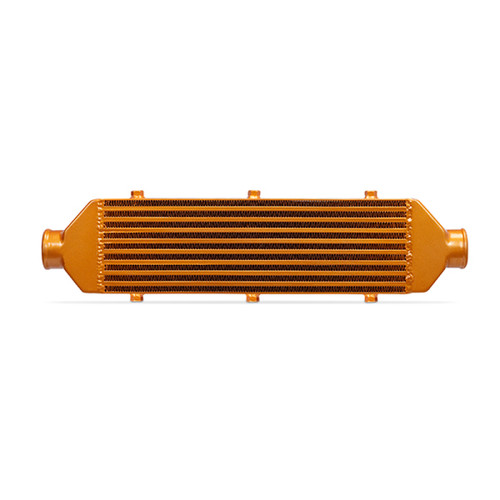 Mishimoto Universal Gold Z Line Intercooler Overall Size: 28x8x3 Core Size: 21x6x2.5 Inlet / Outlet - MMINT-UZG