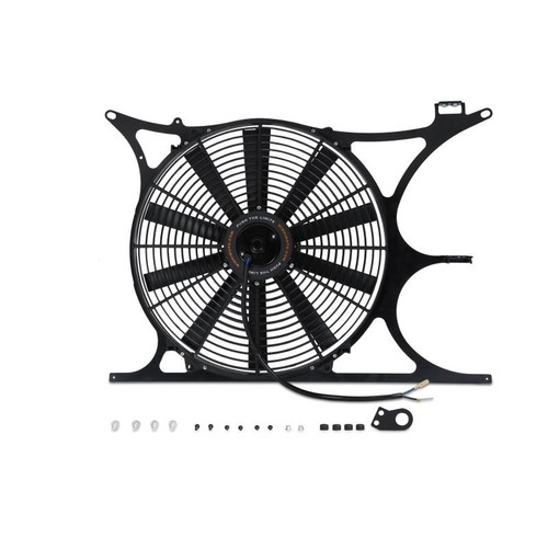 Mishimoto 92-99 BMW E36 Performance Alum. Fan Shroud Kit w/Elec. Fan Controller (NPT & Probe Incl.) - MMFS-E36-92K