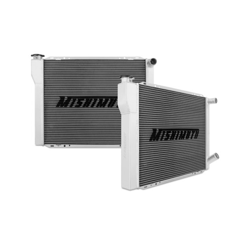 Mishimoto Universal Dual Pass Race Radiator 27x19x3 Inches Aluminum Radiator - MMRAD-DBP-26