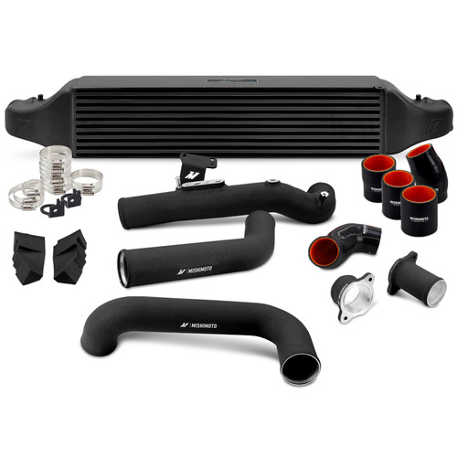 Mishimoto 2022+ Honda Civic 1.5T Intercooler Kit - Black Intercooler - Black Pipes - MMINT-CIV-22KBKWBK