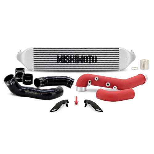 Mishimoto 2023+ Honda Civic Type-R Intercooler Kit w/Pipes - Silver Intercooler/Red Pipes - MMINT-CTR-23KSLRD