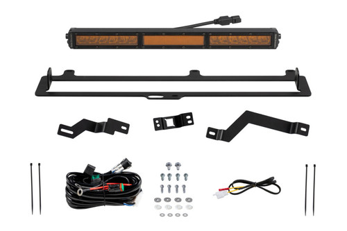 Diode Dynamics 2022+ Toyota Tundra TRD Pro Grille Light Bar Kit - Amber Combo - DD7416