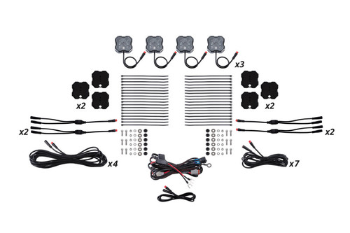 Diode Dynamics RGBW Rock Light Installer Magnet Mount Kit (12-pack) - DD7749