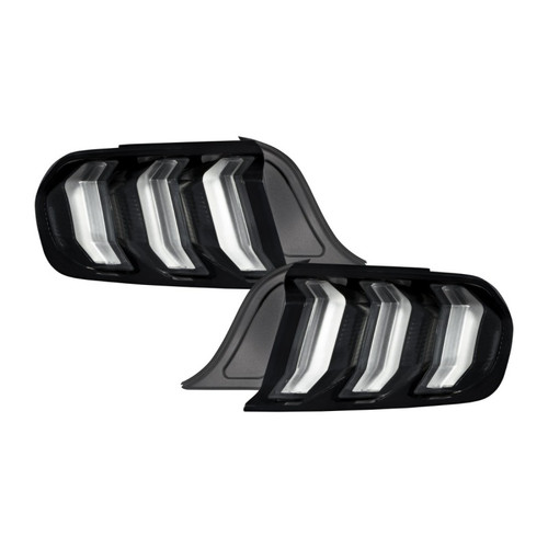 Form Lighting 2015-2023 Ford Mustang LED Tail Lights Smoke (Pair) - FL0007