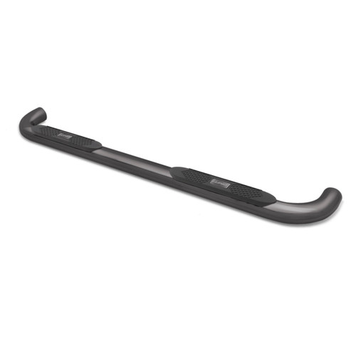 Lund 03-09 Dodge Ram 2500 Quad Cab 4in. Oval Curved Steel Nerf Bars - Black - 23475771