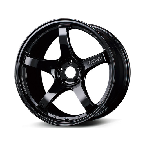 Gram Lights 57CR 18x9.5 +38 5x114.3 Gloss Black Wheel - WGCRX38EGX