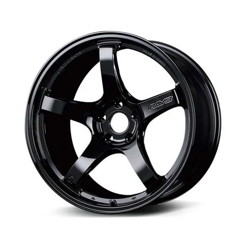 Gram Lights 57CR 18x9.5 +22 5x114.3 Gloss Black Wheel - WGCRX22EGX