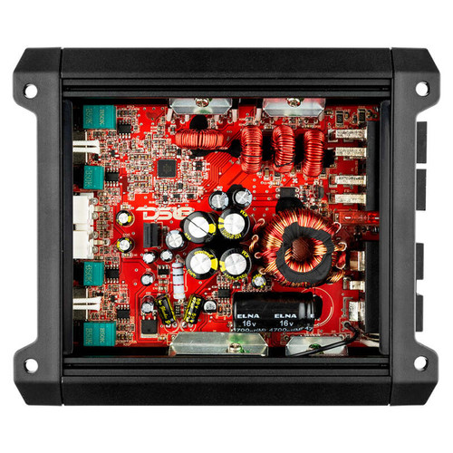 DS18 4-Channel SXE Amplifier Class D 2x 320/4ohm Bridge 4 x 160/2ohm 4 x 100/4ohm Watts RMS- Red - SXE-2000.4D/RD