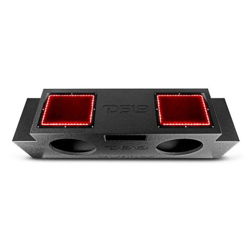DS18 2007-23 Jeep JKU/JLU Subwoofer Enclosure 2x 12in Down Fire LED Lights (w/out Amplified System) - JSUB.2