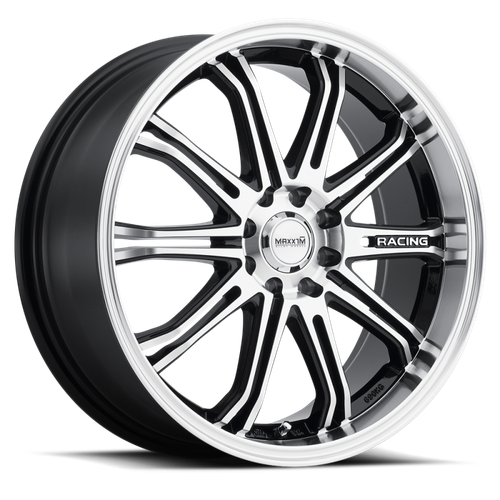Maxxim Ferris 16x7 10x110/115 ET40 Black Machine Face - 4S67T15405